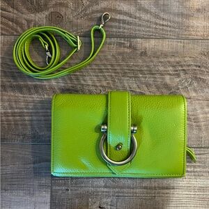 NWOT Lime green oil leather Staney by Sapahn.
